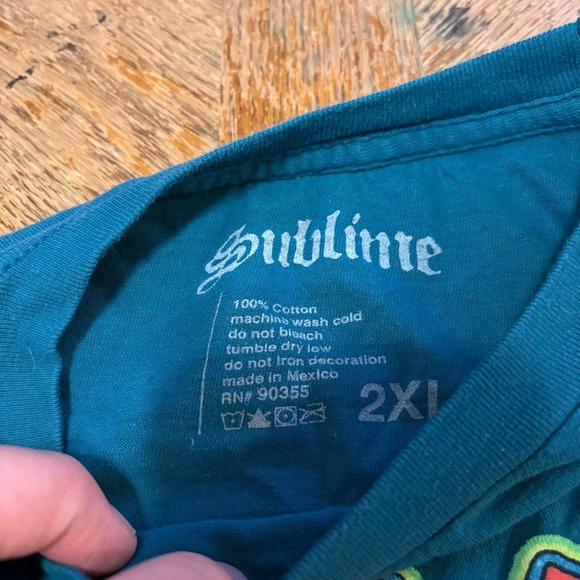 Retro Sublime 40oz To Freedom T-shirt Mens 2XL XXL Men’s Shirt - Picture 3 of 4